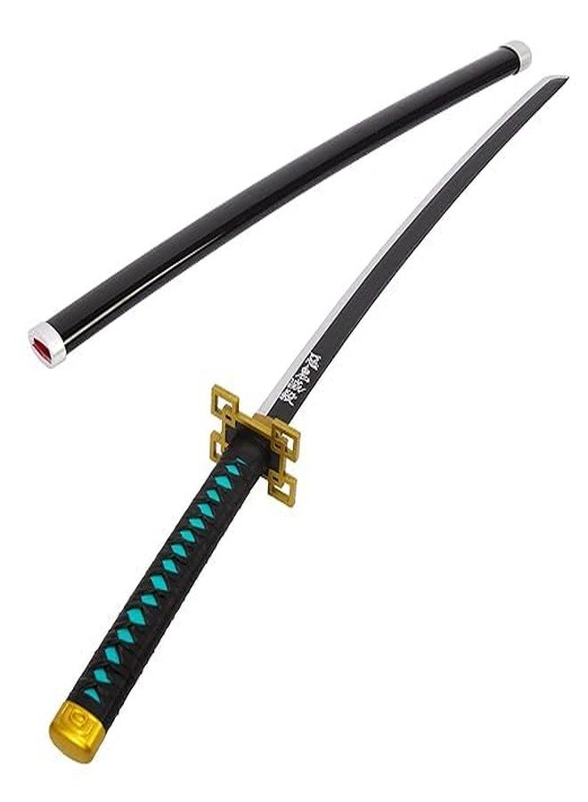 Offo Demon Slayer Muichiro Tokito (100cm Life-Size) Wooden Katana | Premium Anime Sword for Cosplay, Martial Arts, Display & Training | Elegant Gift for Fans, Kids, Teens & Collectors - Image 2